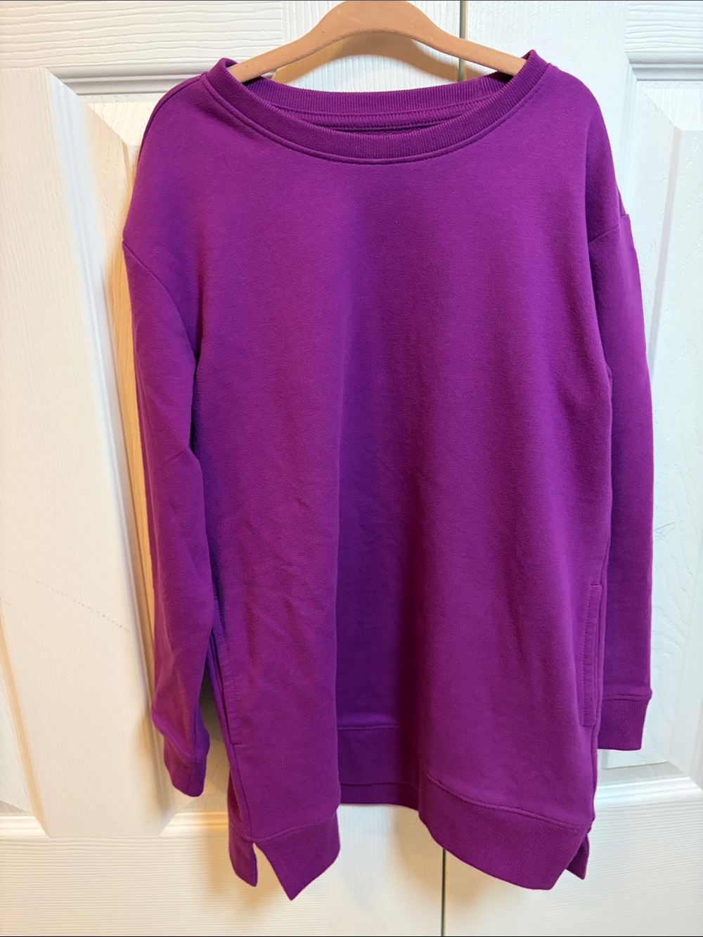 Primary Bright Purple Crewneck Sweatshirt